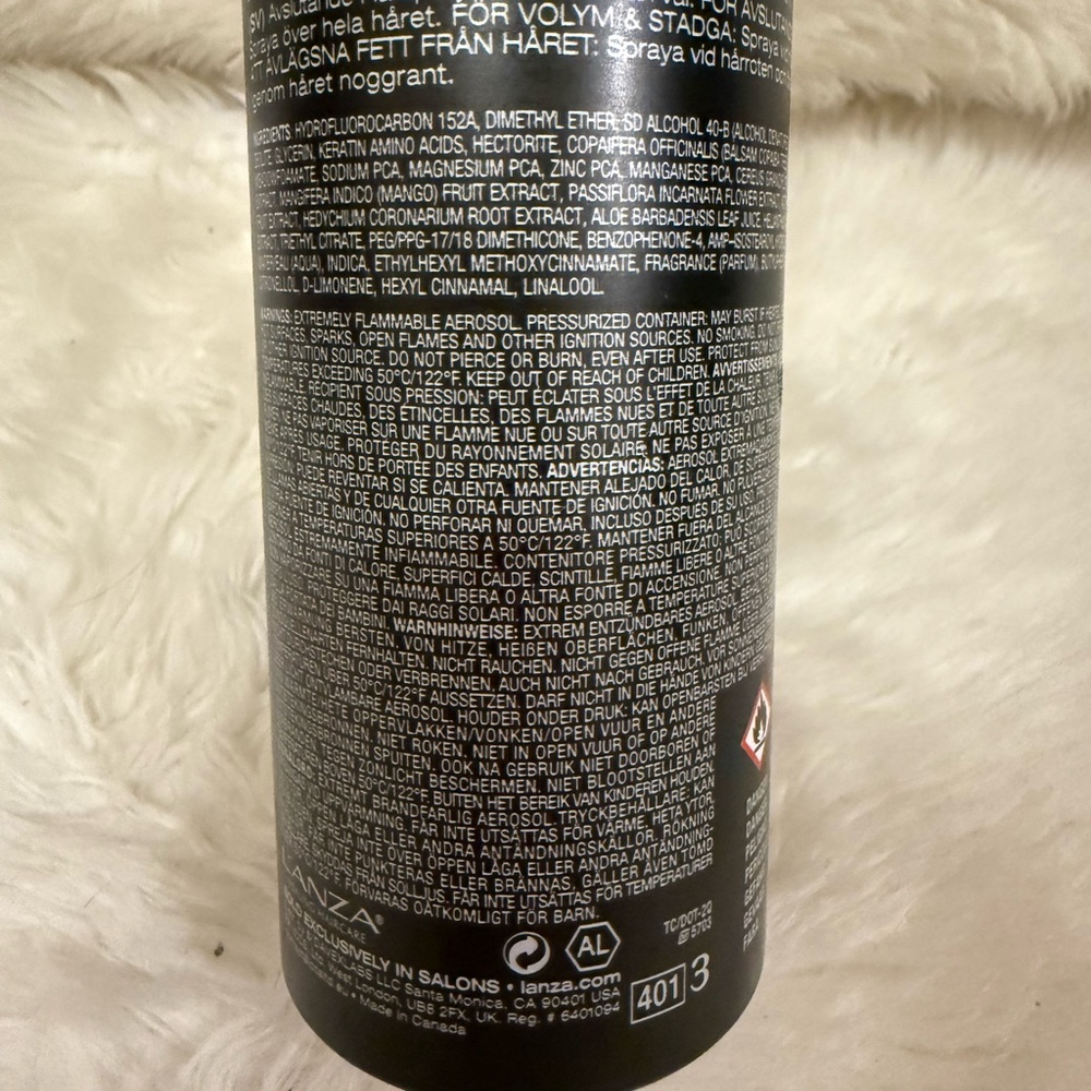 LANZA Healing Style Dry Texture Spray. Keratin Cactus Complex. 8.5 oz NWT - Picture 3 of 4